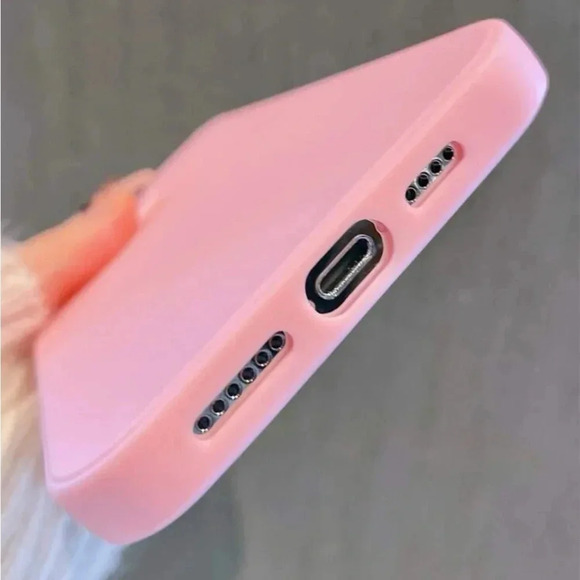 ⚠️Clearance iPhone 15/Pro/Pro Max Solid Pink Phone Case - Picture 4 of 4